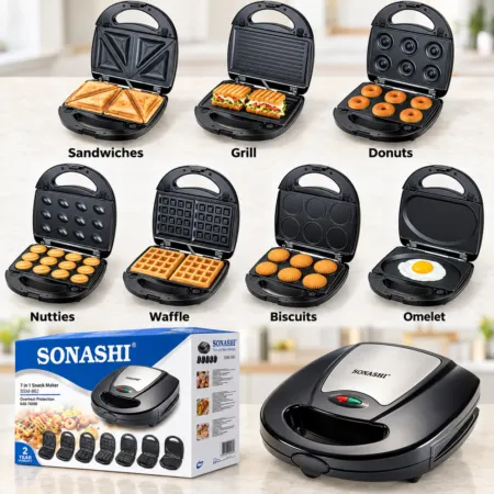 Panineuse Multi Grill 7en1 760W Sonashi SSM-862