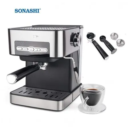 Cafetière Expresso 1.6L 15 Bars Sonashi SCM-4968