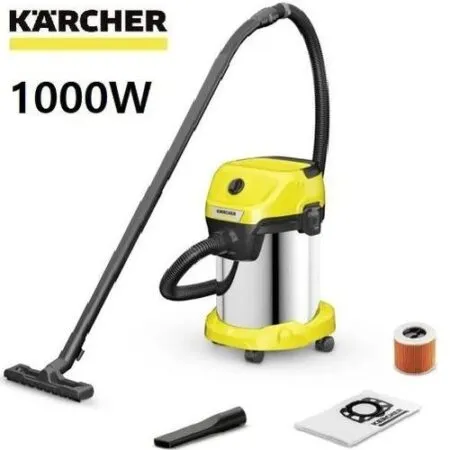 Aspirateur Souffleur - Wd3 - 1000 W - Jaune/Inox Karcher