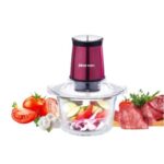 Mini Hachoir 4 Lames - 400W - Aubergine Boston BH-704G – مفرمة لحم 400 واط BH-704G