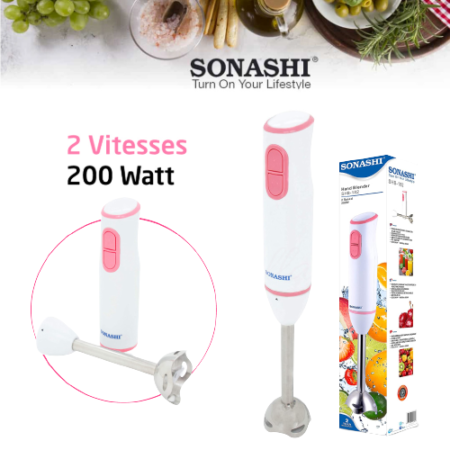 Bras Mixeur Inox 200W Rose Sonashi SHB-182