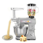 Robot Pétrin 3 en 1 inox 5L 1000 W 06Vitesses GRIS Robuste RPM37 – عجانة كهربائية روبوست 5 لتر 1000 واط رمادي إينوكس