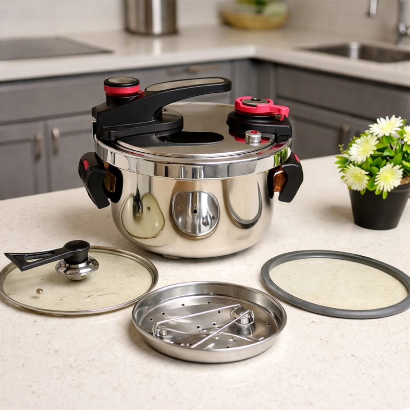 Cocotte 4 L inox 18/10 Kenz DSD22-4