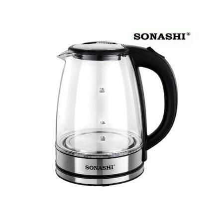 Bouilloire en verre LED 1.8L 1500W Sonashi SKT-1809