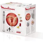 Mixeur Plongeur 3en1-1000 W- Gris-Inox Moulinex Original Quickchef DD655D10 – خلاط كهربائي مولينكس 1000 واط رمادي إينوكس DD655D10