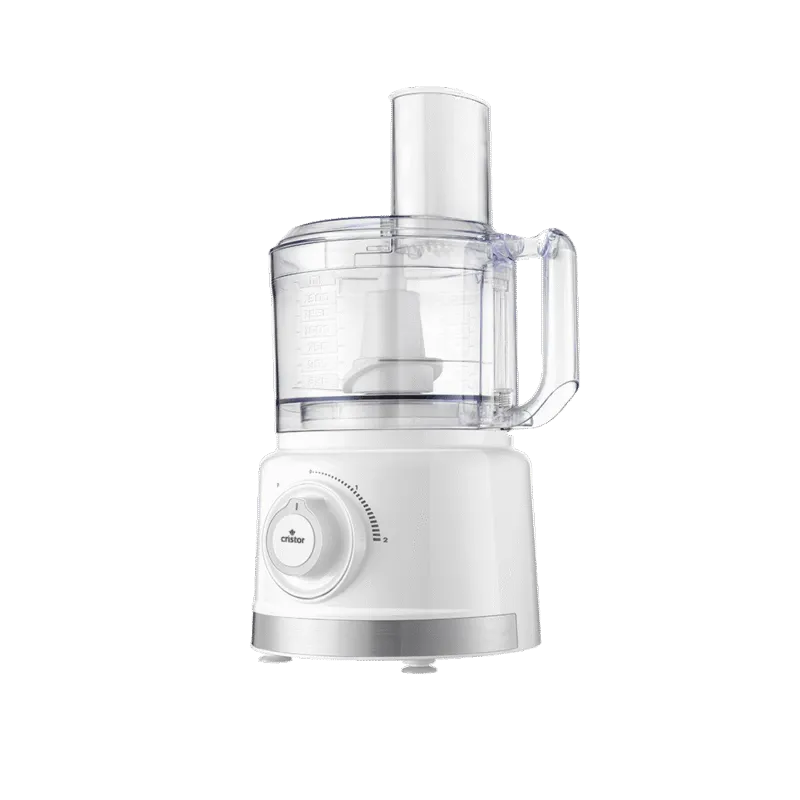 Robot De Cuisine CRISTOR Multi Fonctions -750 W- 2.3 L Bol – 1.5 L Blender – Blanc