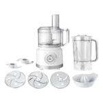 Robot De Cuisine CRISTOR Multi Fonctions -750 W- 2.3 L Bol – 1.5 L Blender – Blanc – خلاط كهربائي كريستور 2.3 لتر 750 واط أبيض