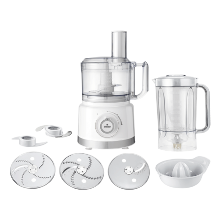 Robot De Cuisine CRISTOR Multi Fonctions -750 W- 2.3 L Bol – 1.5 L Blender – Blanc