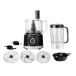 Robot De Cuisine CRISTOR Multi Fonctions -750 W- 2.3 L Bol – 1.5 L Blender – Noir – خلاط كهربائي كريستور 2.3 لتر 750 واط أسود