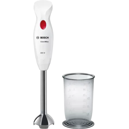 Mixeur plongeant CleverMixx 400 W Blanc, rouge profond Bosch