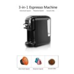 Machine à Café Multifonction 3en1 0.6L 1450W Sonashi SCM-4969 Noir – آلة قهوة سوناشي 0.6 لتر 1450 واط أسود SCM-4969