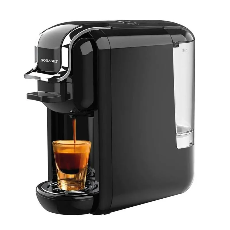 Machine à Café Multifonction 3en1 0.6L 1450W Sonashi SCM-4969 Noir