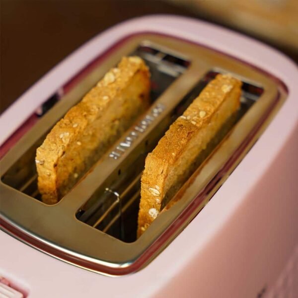 Grille-Pain 2 Tranches 850W Condor Rose – Image 2
