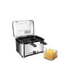 Friteuse inox 4L - 2000 W avec 03 panier SilverCrset DF3700 – قلاية هوائية 4 لتر 2000 واط إينوكس DF3700