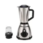 Blender inox 2 en 1 - 1.5L - 1000W - 06 Lames Rhinos – خلاط كهربائي راينوس 1.5 لتر 1000 واط إينوكس