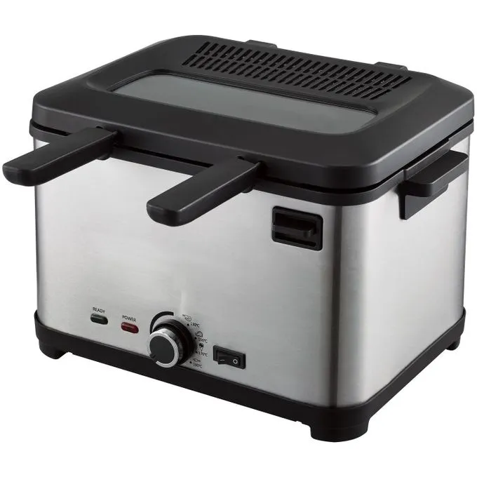 Friteuse inox 4L -  2000 W  avec 03 panier SilverCrset  DF3700