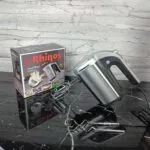 Batteur inox 600W 05 vitesses + Turbo Rhinos – خفاق كهربائي راينوس 600 واط إينوكس