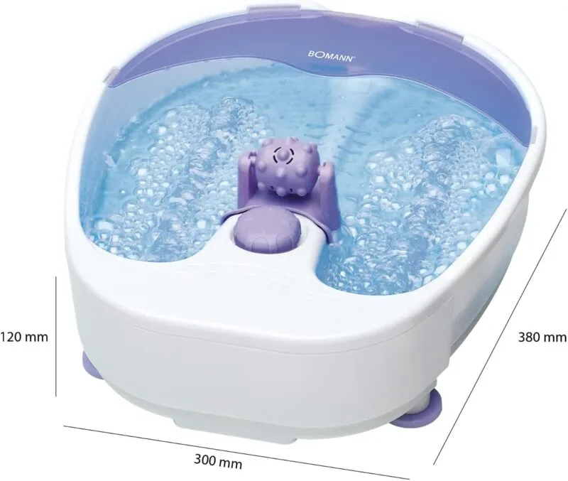 Bain de Massage pour Pieds Bomann Violet/Blanc