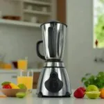 Blender inox 2 en 1 - 1.5L - 1000W - 06 Lames Rhinos – خلاط كهربائي راينوس 1.5 لتر 1000 واط إينوكس