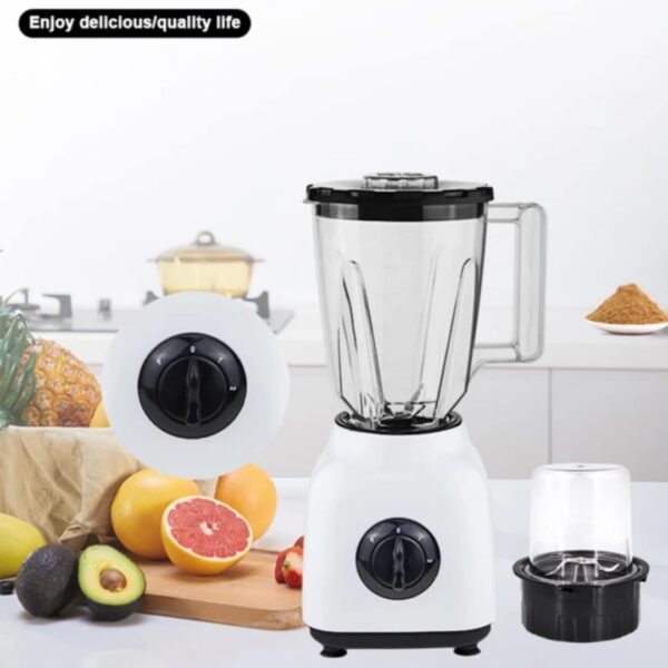 Blender 2 en 1 - 400 W 1.75 L 04 Lames Blanc Matrix – Image 3
