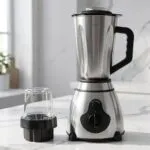 Blender inox 2 en 1 - 1.5L - 1000W - 06 Lames Rhinos – خلاط كهربائي راينوس 1.5 لتر 1000 واط إينوكس
