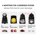Cafetière inox 4 en 1 Multi-Capsules et Café Poudre19 Bar 1450W Brendmann BS-600L – آلة قهوة 600 لتر 1450 واط إينوكس BS-600L