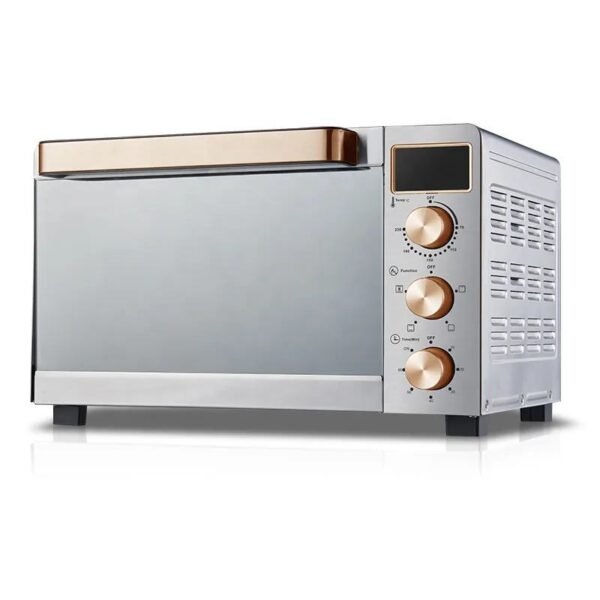 Four inox électrique Ventilé 1900W – 60L Tourne-Broche Multismart – Image 2
