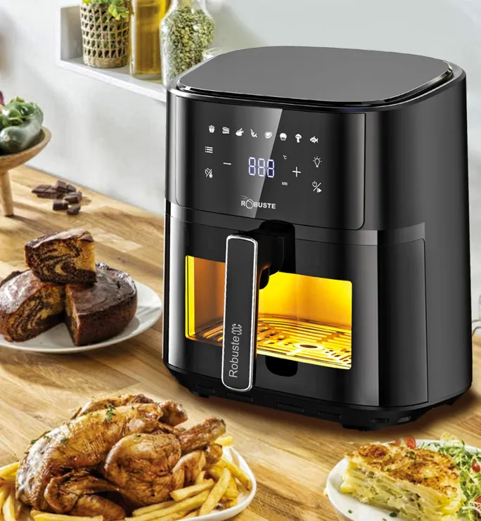 Airfryer 5.7 Litres 1700W Tactile Avec Fenêtre Robuste AF6
