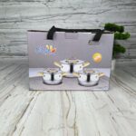 Série 3 Marmites Luxe En INOX Alsie – قدر إينوكس