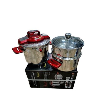 Cocotte 5 PCS Original - inox 18/10 - 5+7 Litres