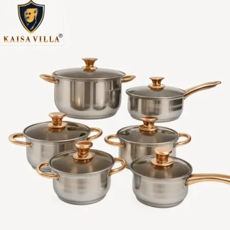 Série 12 Pcs Luxe En INOX Kaisa Villa