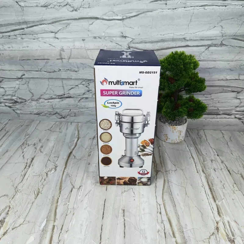 Moulin à épices en INOX multifonctions 150G 800W Multismart MS-GD2151