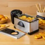 Friteuse inox 3.5L 2000W Multismart MS-FR1103 – قلاية هوائية مولتي سمارت 3.5 لتر 2000 واط إينوكس MS-FR1103