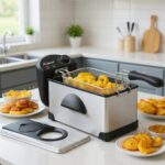 Friteuse inox 3.5L 2000W Multismart MS-FR1103 – قلاية هوائية مولتي سمارت 3.5 لتر 2000 واط إينوكس MS-FR1103