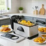 Friteuse inox 3.5L 2000W Multismart MS-FR1103 – قلاية هوائية مولتي سمارت 3.5 لتر 2000 واط إينوكس MS-FR1103
