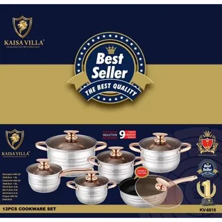 Série 12 Pcs Luxe En INOX Kaisa Villa
