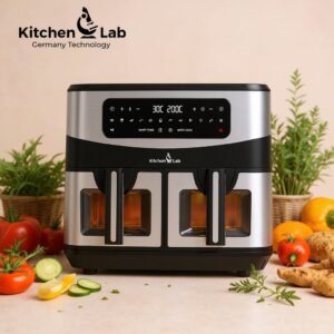 AirFryer 9 L 2400W 02 Pannier KitchenLab Original KL-5511DTW