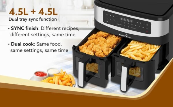 AirFryer 9 L 2400W 02 Pannier KitchenLab – Image 3