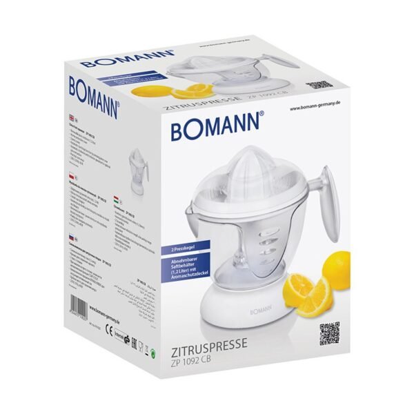 Presse Agrumes 1.2 L 40W Bomann ZP 1092 CB – Image 2
