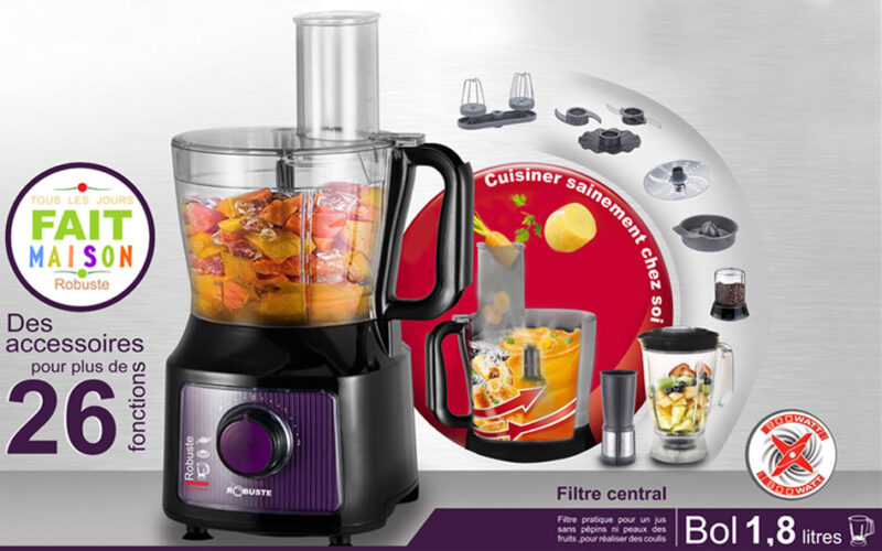 Robot Multifonction – 26 Fonctions – 800 W – 26F  Robuste