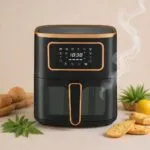 AirFryer 05 L 1450W Heinrich's Germany HFR 8216 Noir – قلاية هوائية 05 لتر 1450 واط أسود