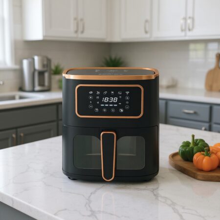 AirFryer 05 L 1450W Heinrich's Germany  HFR 8216 Noir