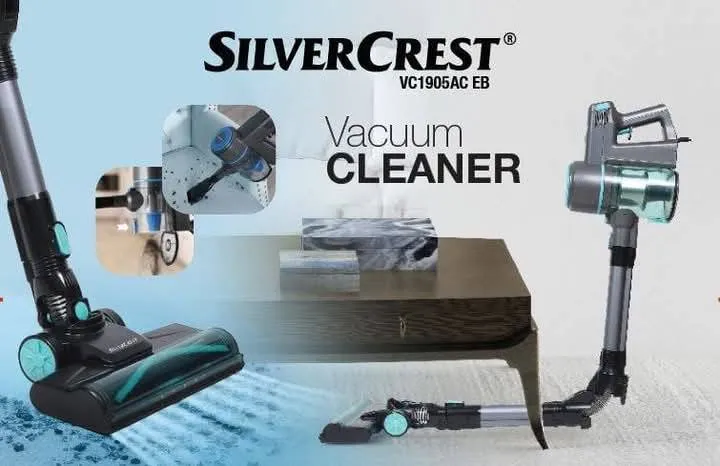 Aspirateur Balai Pro 600W Cable 7M Flexible SilverCrest VC1905AC