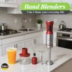 Bras Mixeur inox 5 en 1 - 3000W SuperCrest SCT-7008 – خلاط كهربائي 3000 واط إينوكس SCT-7008