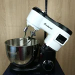 Pétrin Double Crochet Multismart 8L 1500W avec 4 Accessoires et afficheur LCD– Noir/Blanc MS-SM2408 – عجانة كهربائية مولتي سمارت 8 لتر 1500 واط أسود أبيض MS-SM2408