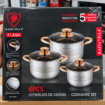 Série 6 Pcs Luxe En INOX Kaisa Villa – قدر إينوكس