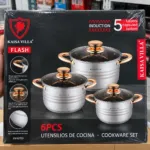 Série 6 Pcs Luxe En INOX Kaisa Villa – قدر إينوكس