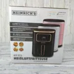 AirFryer 05 L 1450W Heinrich's Germany HFR 8216 Noir – قلاية هوائية 05 لتر 1450 واط أسود
