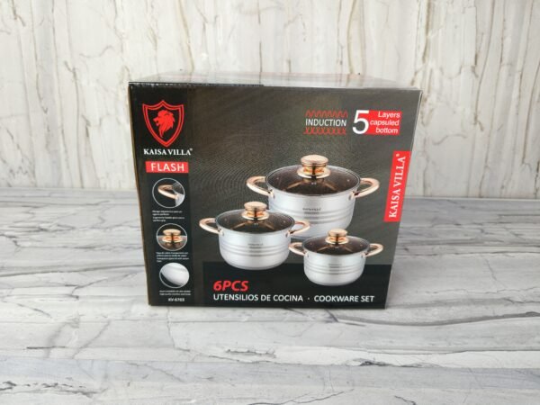 Série 6 Pcs Luxe En INOX Kaisa Villa