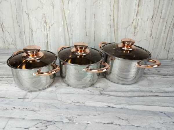 Série 6 Pcs Luxe En INOX Kaisa Villa – Image 2